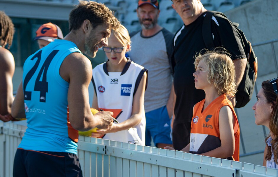 The GIANTS will hold an open training session in Canberra on Friday. The GIANTS will hold an open training session in Canberra on Friday. - AFL,GWS Giants,UNSW Canberra